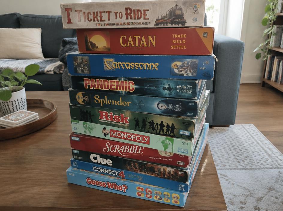 Box of 12 board games