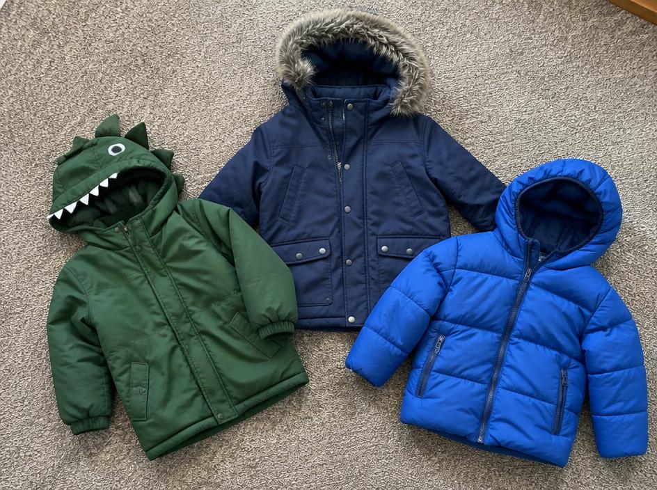 Bundle of kids' winter coats (age 5–7)