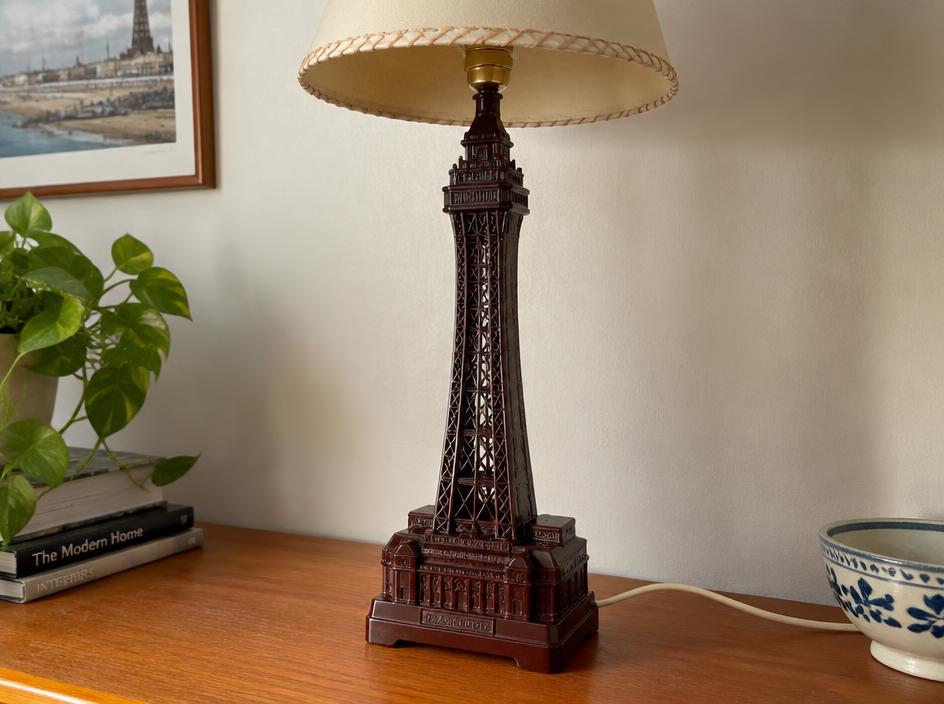 1970s Blackpool Tower lamp
