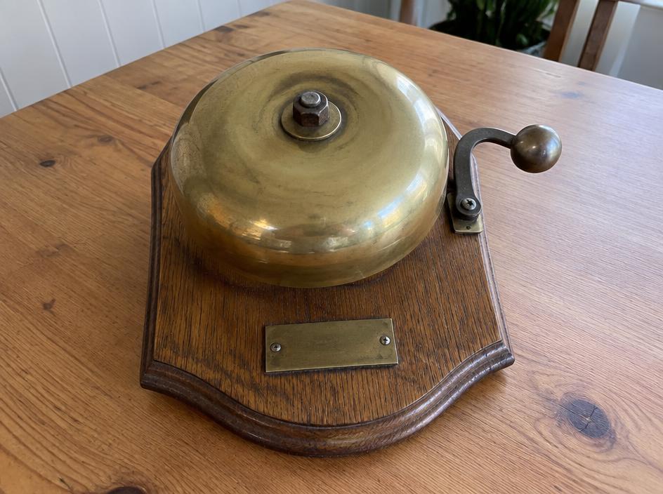 Genuine heritage tram bell